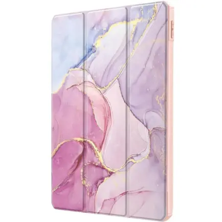 Чехол-книжка BeCover Soft Edge TPU для Xiaomi Redmi Pad SE 8.7 Pink Marble (712576)
