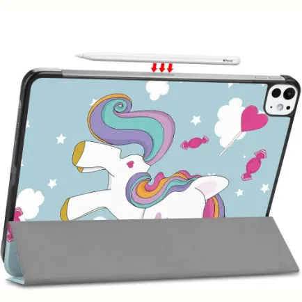 Чeхол-книжка BeCover Smart Case для Apple iPad Pro 13" M4 2024 Unicorn (711652)