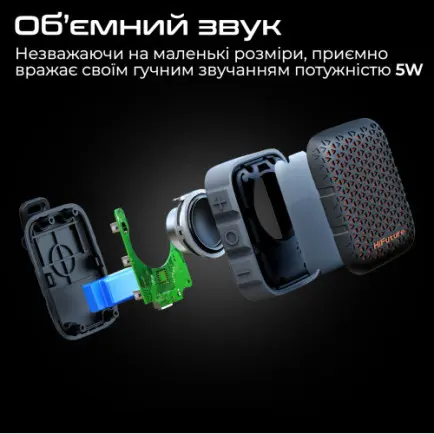 Акустична система HiFuture Pocket-S 5W Grey/Blue