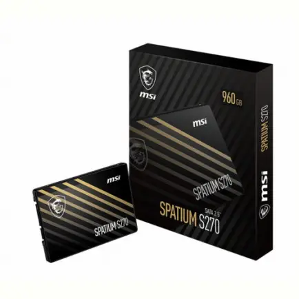 Накопитель SSD  960GB MSI Spatium S270 2.5" SATAIII 3D TLC (S78-440P130-P83)
