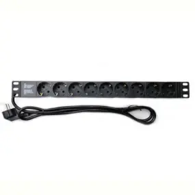 Блок розеток EServer 1U 19" (WT-2261A-GER-9WAY)
