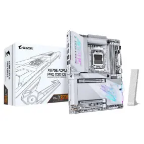 Материнська плата Gigabyte X870E Aorus Pro X3D Ice Socket AM5