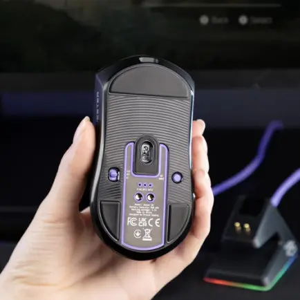 Мышь беспроводная Proove Gaming Jester 8K with Charging Dock Black/Purple (WMJSCD022016)