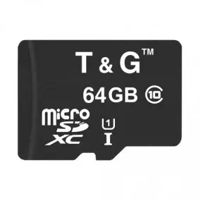 Карта пам`ятi MicroSDXC 64GB UHS-I Class 10 T&G (TG-64GBSDCL10-00)