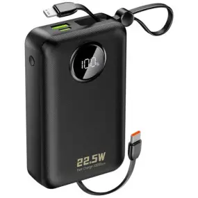 Универсальная мобильная батарея Dudao K14+ 20000mAh 22.5W Black (6977196680016)