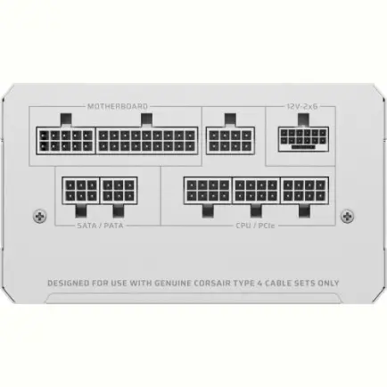 Блок питания Corsair RM1000e ATX 3.1 White (CP-9020294-EU)