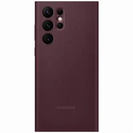 Чехол-книжка Samsung Smart Clear View Cover для Samsung Galaxy S22 Ultra SM-S908 Burgundy (EF-ZS908CEEGRU)