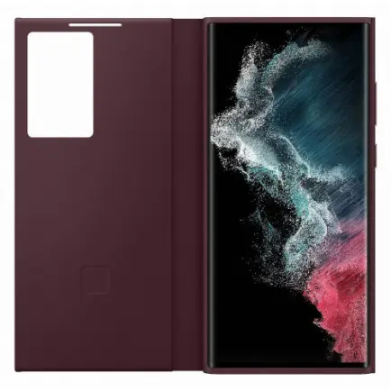 Чехол-книжка Samsung Smart Clear View Cover для Samsung Galaxy S22 Ultra SM-S908 Burgundy (EF-ZS908CEEGRU)