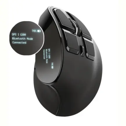 Мышь беспроводная Trust Voxx Rechargeable Ergonomic Black (23731)