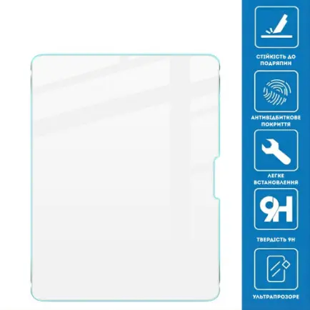 Защитное стекло BeCover 3D Edge Full Cover для Apple iPad Air 13" M4 2026 (715174)