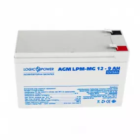 Аккумуляторная батарея LogicPower 12V 9AH (LPM-MG 12 - 9 AH)