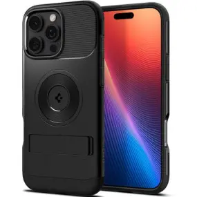 Чeхол-накладка Spigen Slim Armor with MagFit для Apple iPhone 16 Pro Max Black (ACS08034)