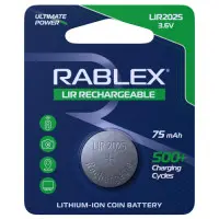 Аккумулятор Rablex LIR2025 3.6V 75mAh (RLIR2025)