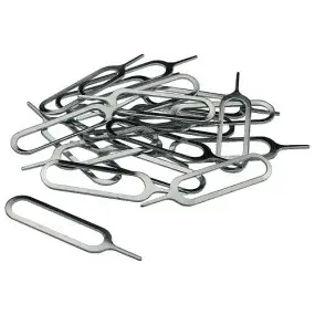 Металевий ключ для вилучення тримача Sim-карти (комплект 20шт)