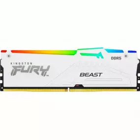 Модуль памяти DDR5 16GB/5600 Kingston Fury Beast White RGB (KF556C36BWEA-16)