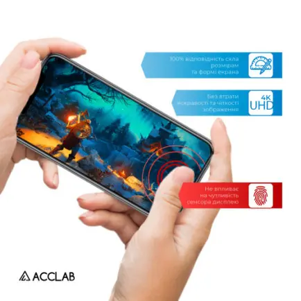 Защитное стекло ACCLAB Full Glue для Xiaomi Redmi Note 13 5G Black (1283126583773)