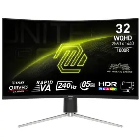 Монитор MSI 31.5" MAG 325CQRXF E2 VA Black Curved 240Hz