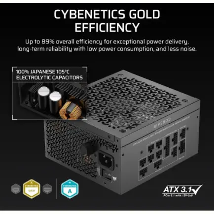 Блок питания Corsair RM1000x Shift ATX 3.1 1000W (CP-9020300-EU)