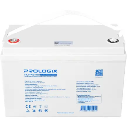 Акумуляторна батарея Prologix 12.8V 100AH 1280Wh (PLFP12-100)