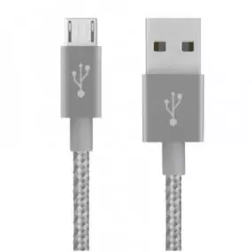 Кабель Mixit Metallic Belkin USB - MicroUSB 3 м Grey (F2CU021bt10-GRY)
