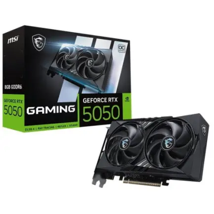Видеокарта GF RTX 5050 8GB GDDR6 Gaming OC MSI (GeForce RTX 5050 8G GAMING OC)