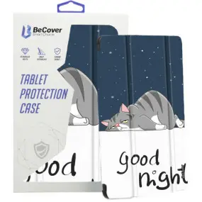 Чехол-книжка BeCover Flexible TPU Mate для Samsung Galaxy Tab S6 Lite 10.4 SM-P620/SM-P625/SM-P627 Good Night (712520)