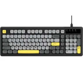 Клавиатура Ajazz AF98 Black USB-C Black Gray Yellow (AF98-BGY)