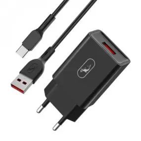 Зарядний пристрій SkyDolphin SC36T (1USB, 2.4A)