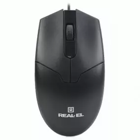 Мишка REAL-EL RM-208 Black USB