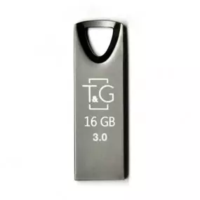 Флеш-накопичувач USB3.0 16GB T&G 117 Metal Series Black (TG117BK-16G3)