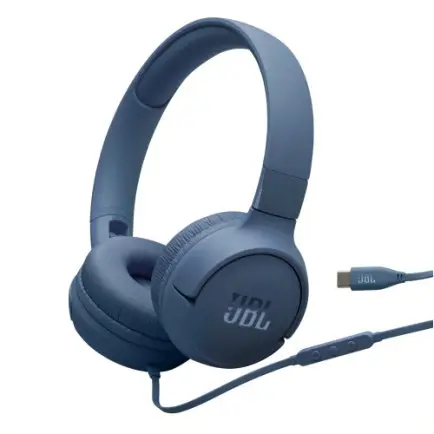Гарнiтура JBL Tune 520C Blue (JBLT520CBLU)