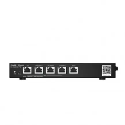 Маршрутизатор Ruijie Reyee RG-EG305GH-P-E (1xGE WAN, 3xGE WAN/PoE+ LAN, 1xGE LAN, max PoE 60W, VPN, Ruijie cloud)