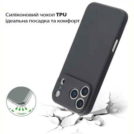 Чохол-накладка BeCover для Apple iPhone 17 Pro Max Black (713762)