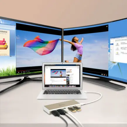 Док-станция J5create USB-C 6-в-1 (JCD381-N)