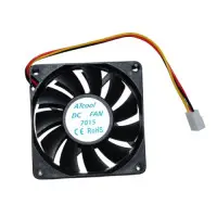 Вентилятор Atcom ATcool 7015, 70х70х15мм, 3-pin, черный