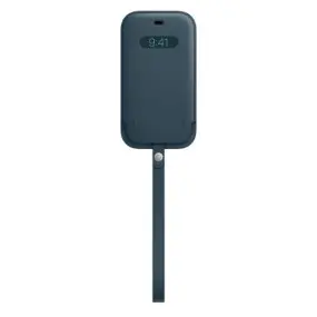 Чехол на руку Apple Leather Sleeve with MagSafe для Apple iPhone 12/12 Pro Baltic Blue (MHYD3)