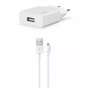 Сетевое зарядное устройство Ttec SmartCharger USB 2А White (2SCS20MB)