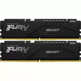 Модуль пам`яті DDR5 2x16GB/5200 Kingston Fury Beast Black (KF552C40BBK2-32)