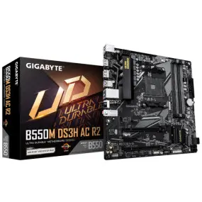 Материнская плата Gigabyte B550M DS3H AC R2 Socket AM4