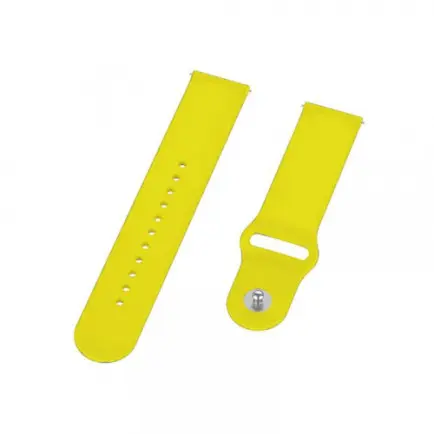 Силиконовый ремешок BeCover для Xiaomi Amazfit Bip/Bip Lite/Bip S Lite/GTR 42mm/GTS/TicWatch S2/TicWatch E Yellow (706201)