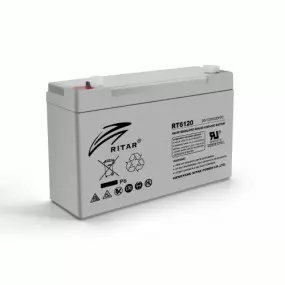 Акумуляторна батарея Ritar 6V 12AH Gray Case (RT6120A/02969)