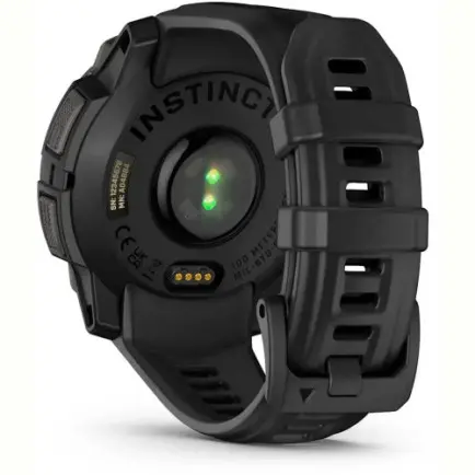 Смарт-часы Garmin Instinct 3 45mm AMOLED Black with Black Silicone Band (010-02936-40)