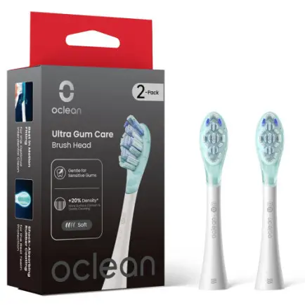 Насадка для зубной электрощетки Oclean Ultra Gum Care White UG03 2 шт (6970810557008)