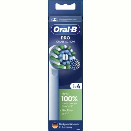 Насадка для зубной электрощетки Braun Oral-B Pro Cross Action EB50RX (4 шт.)