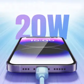 Кабель Essager Breeze USB Type-C - Ligthning (M/M)