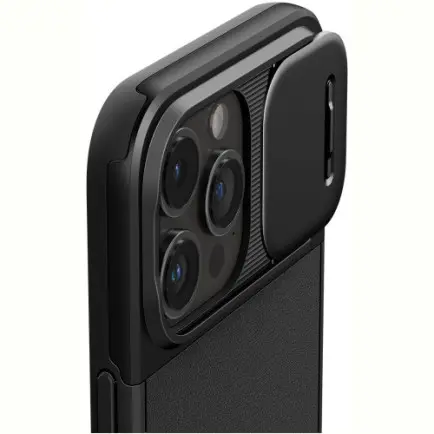 Чохол-накладка Spigen Optik Armor MagFit для Apple iPhone 15 Pro Max Black (ACS06599)