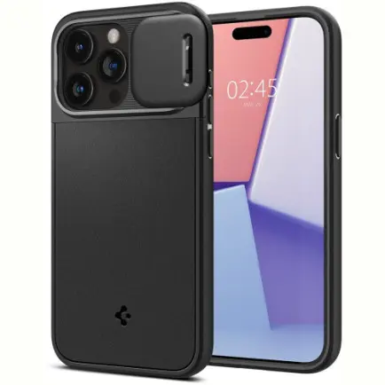Чохол-накладка Spigen Optik Armor MagFit для Apple iPhone 15 Pro Max Black (ACS06599)