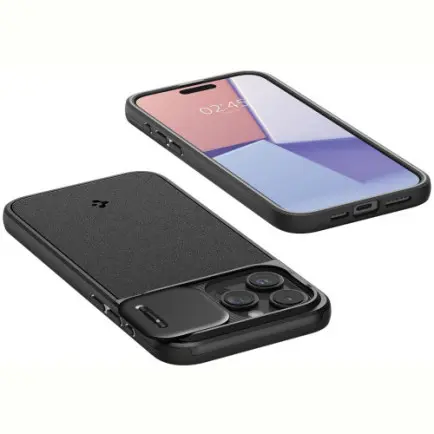 Чохол-накладка Spigen Optik Armor MagFit для Apple iPhone 15 Pro Max Black (ACS06599)