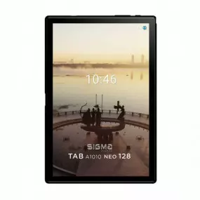 Планшетный ПК Sigma mobile Tab A1010 Neo 4/128GB 4G Dual Sim Black+чехол-книжка