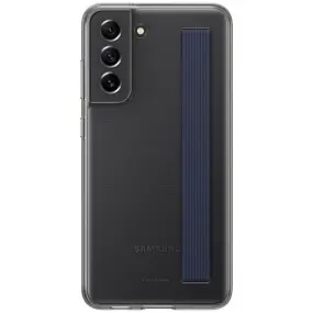Чeхол-накладка Samsung Clear Strap Cover для Samsung Galaxy S21 FE SM-G990 Dark Gray (EF-XG990CBEGRU)